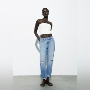 NWOT Zara Low Rise Straight Leg Jeans - Size 4